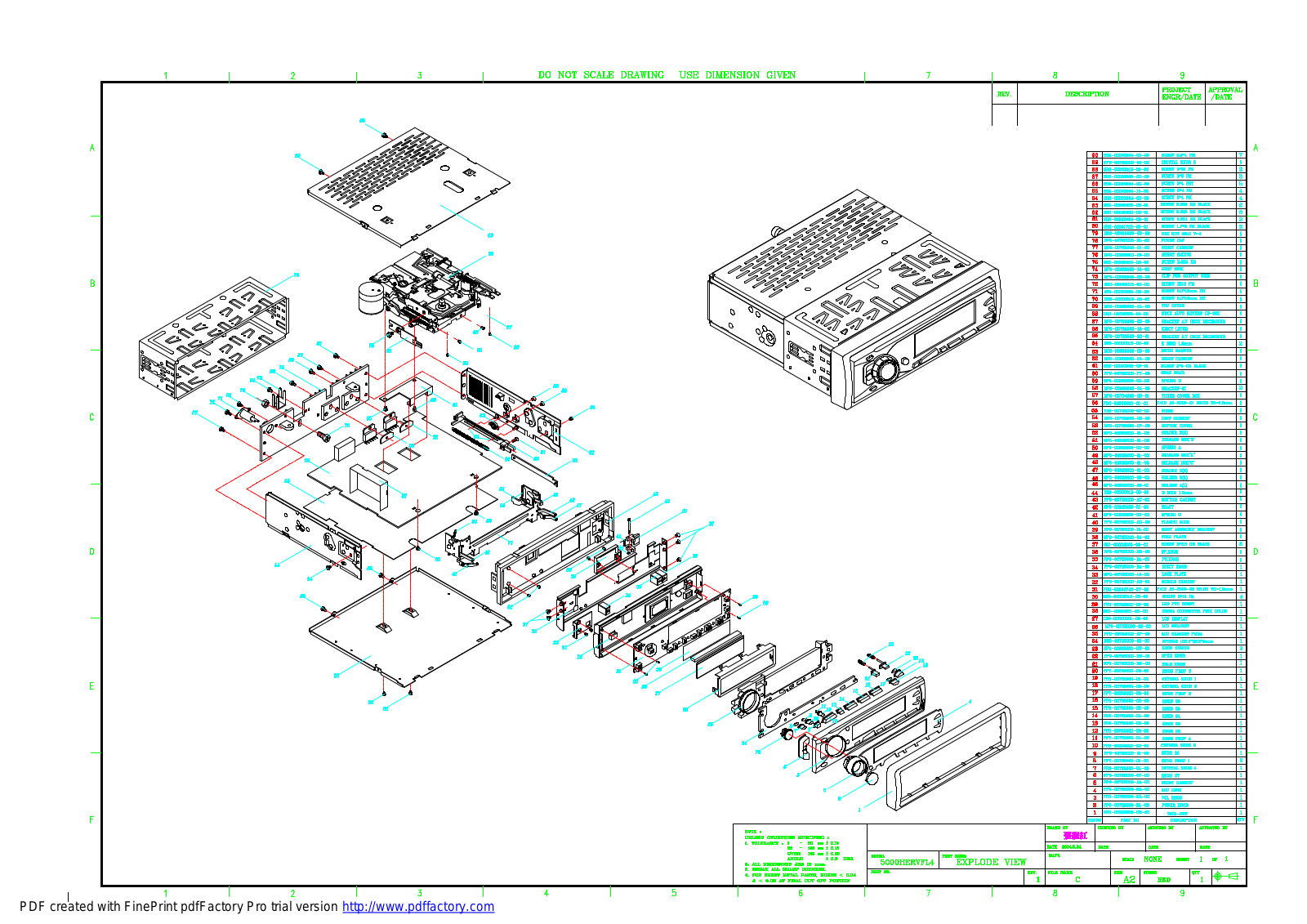 Daewoo AKR-1020X, AKF-1020X Service Manual