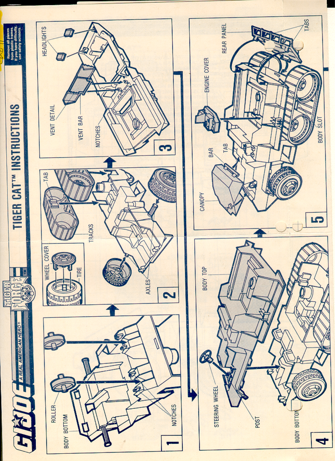 HASBRO GIJoe TigerCat User Manual