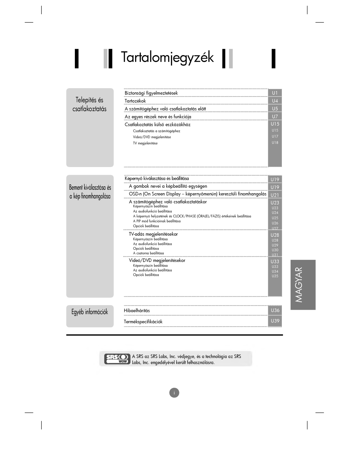 Lg L173ST User Manual