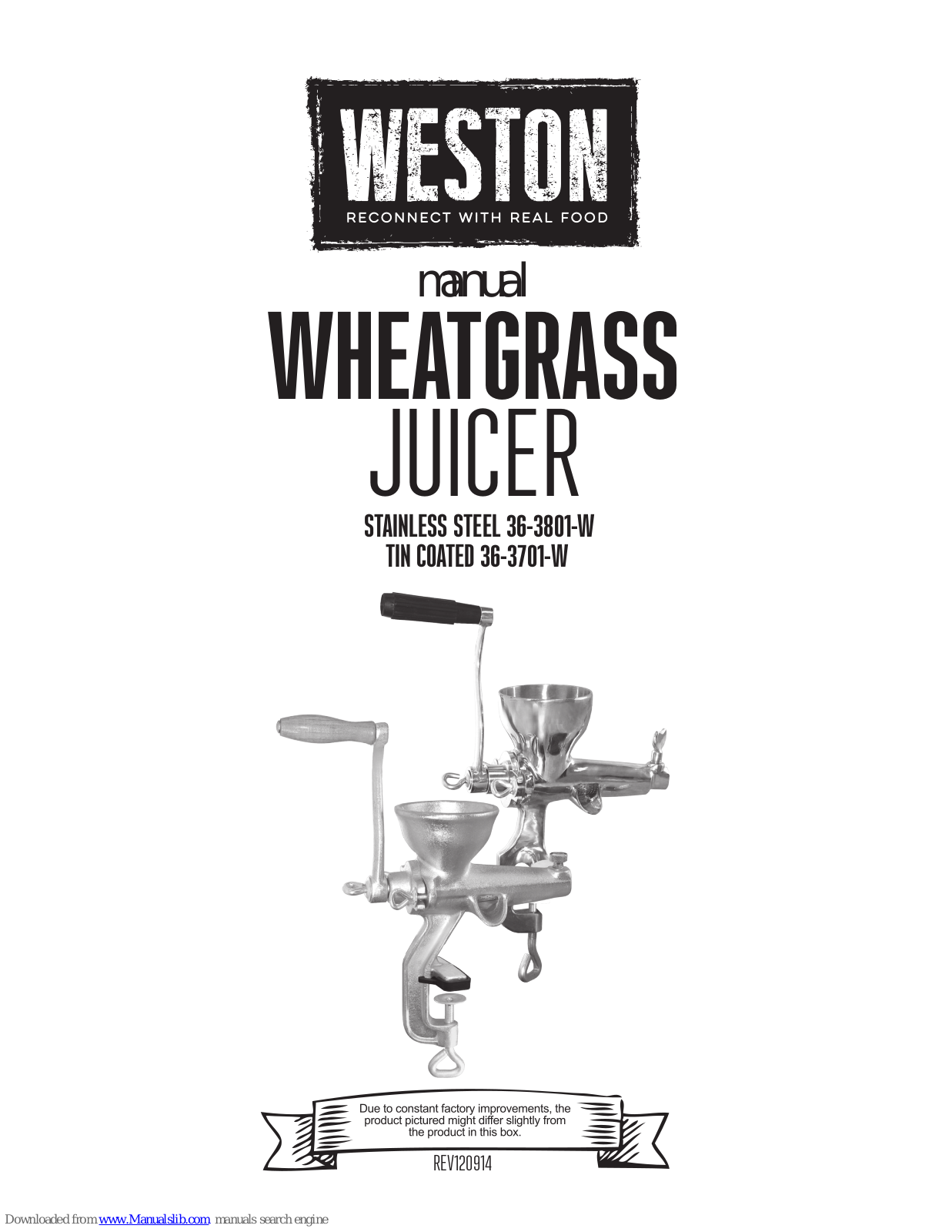 Weston 36-3801-W, 36-3701-W User Manual