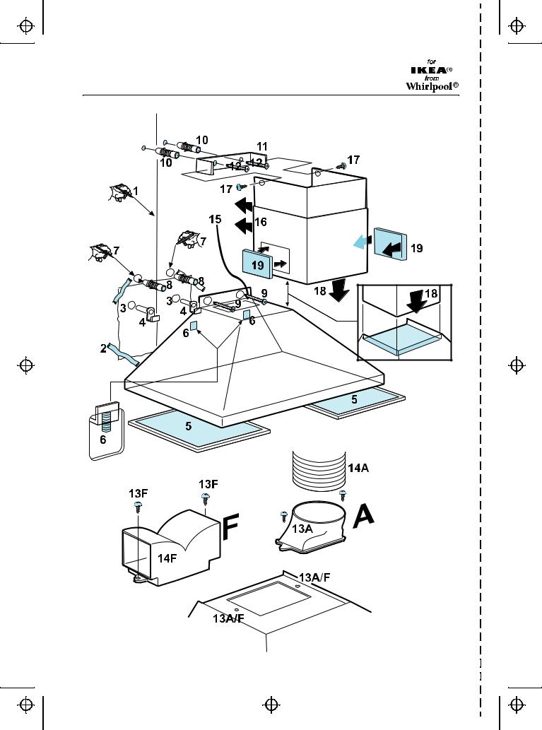 Whirlpool HOO 504, HOO 505, HOO 904, HOO 905 INSTALLATION SHEET