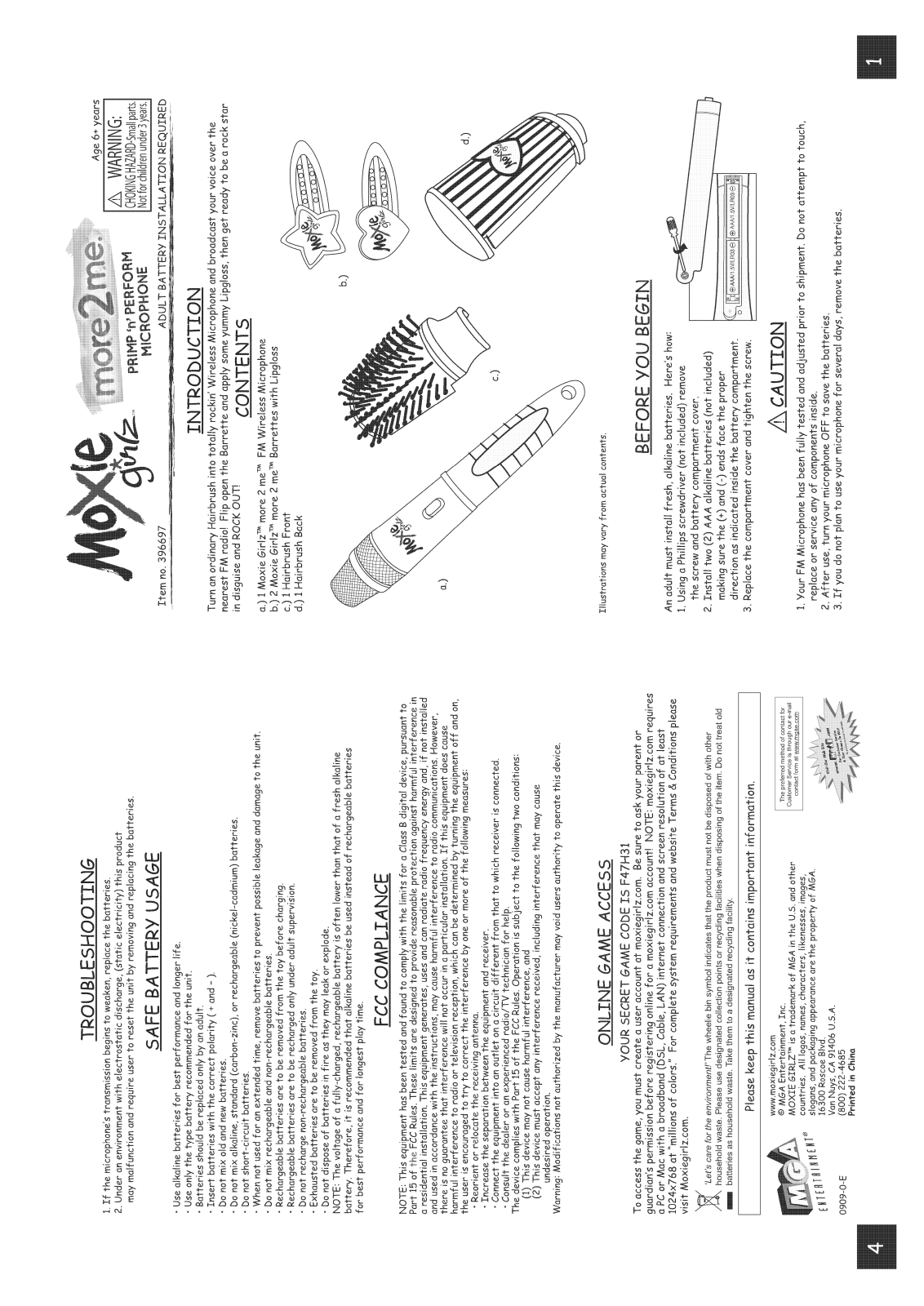 MGA Entertainment 396697 User Manual