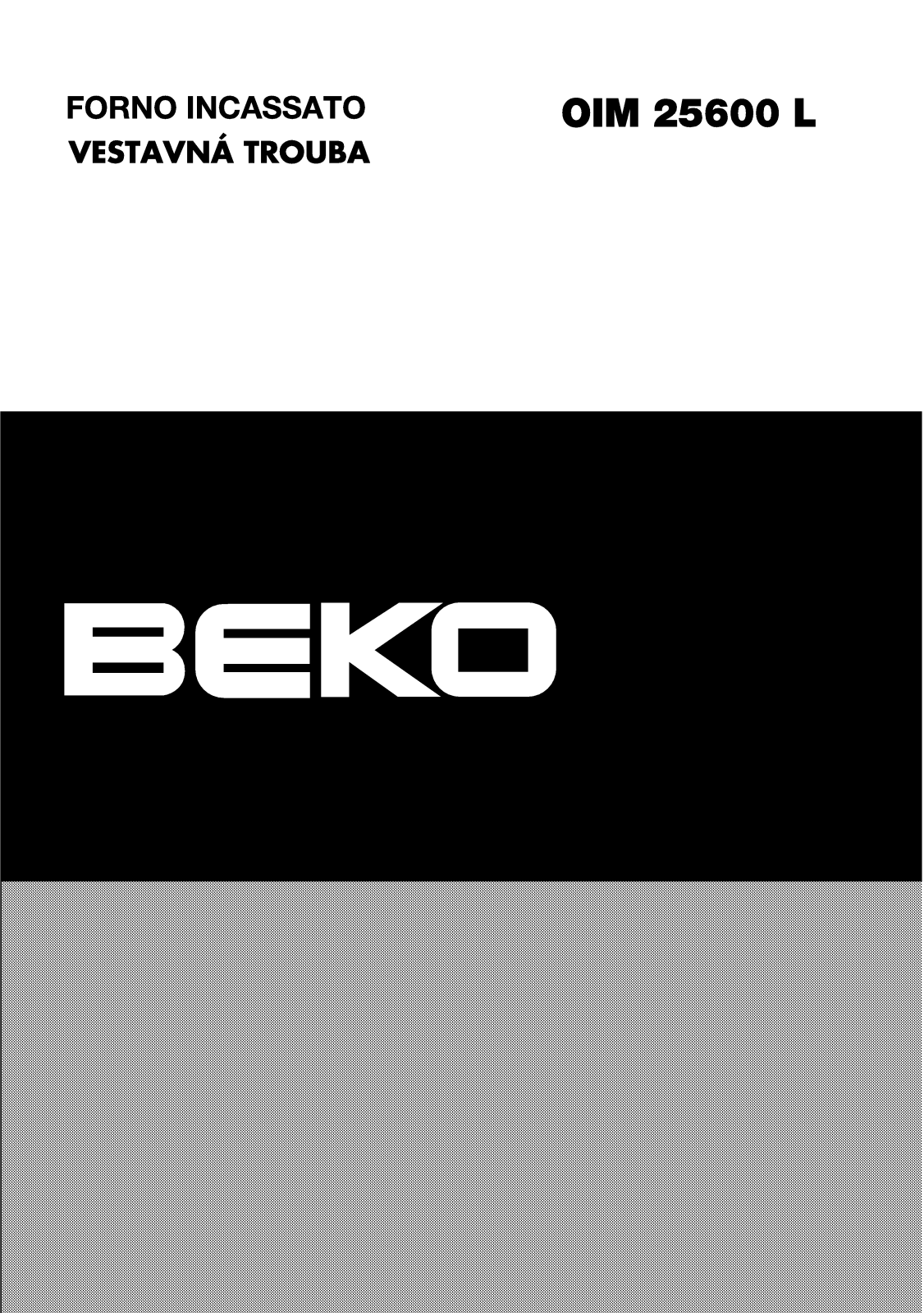 Beko OIM 25600 L Manual