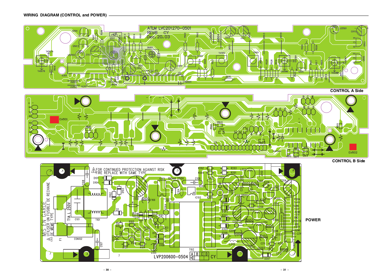 SANYO DVD-SL40 Service Manual 00-67