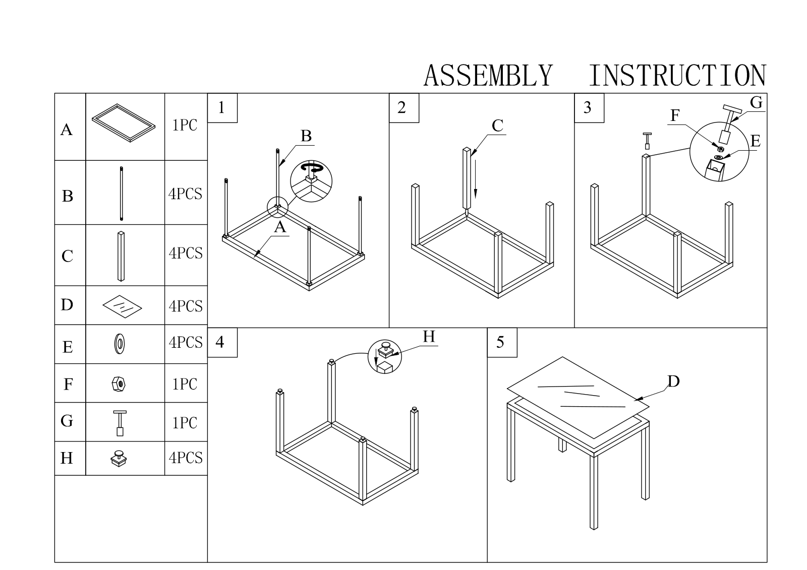 Modway FOW1247 Assembly Instruction - ManualMachine.com