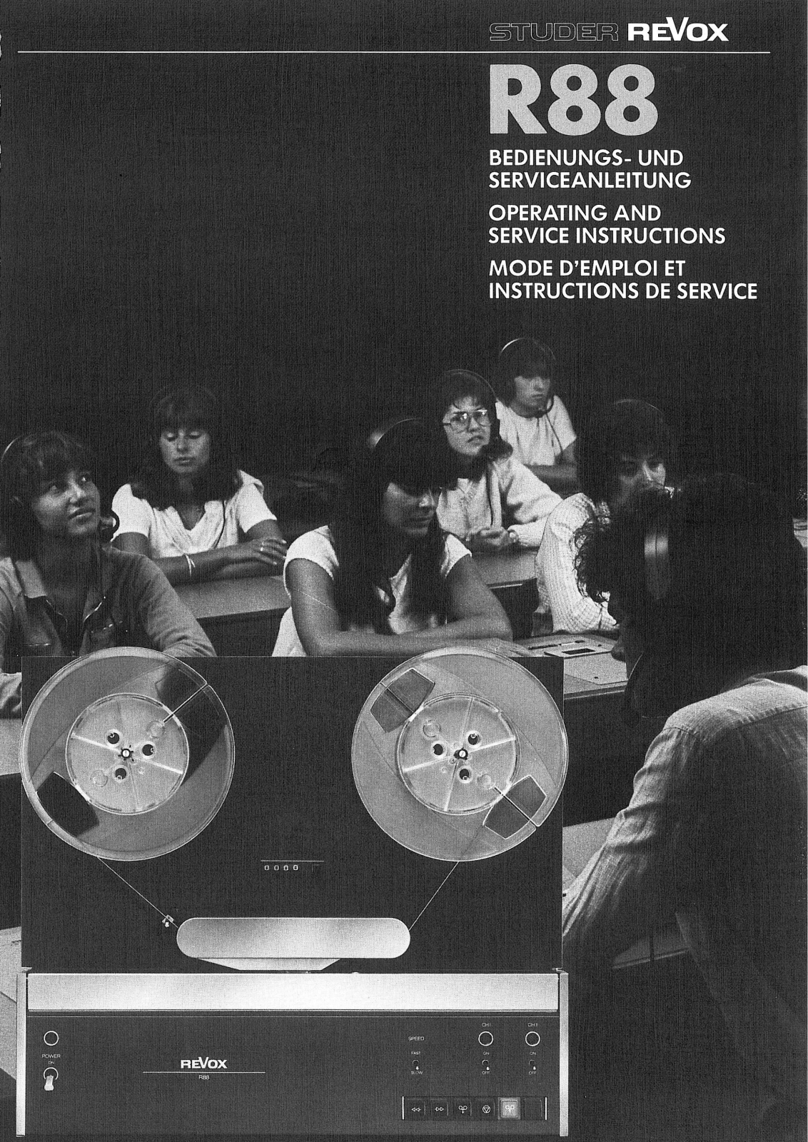 Revox R-88 Service manual