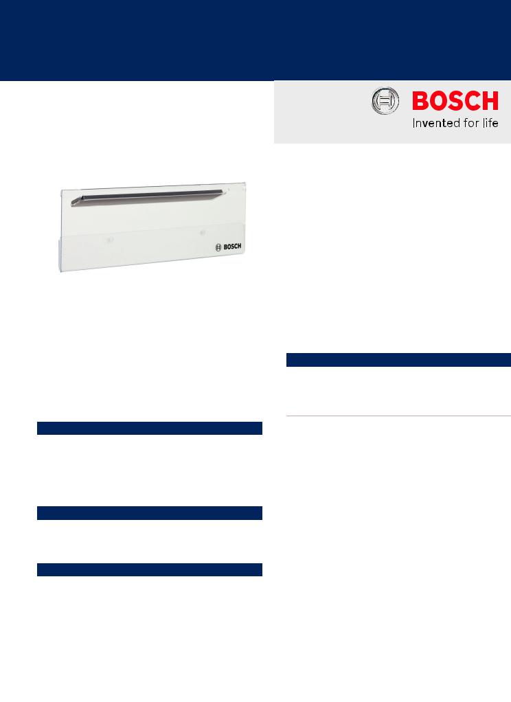 Bosch DCNM-NCH Specsheet