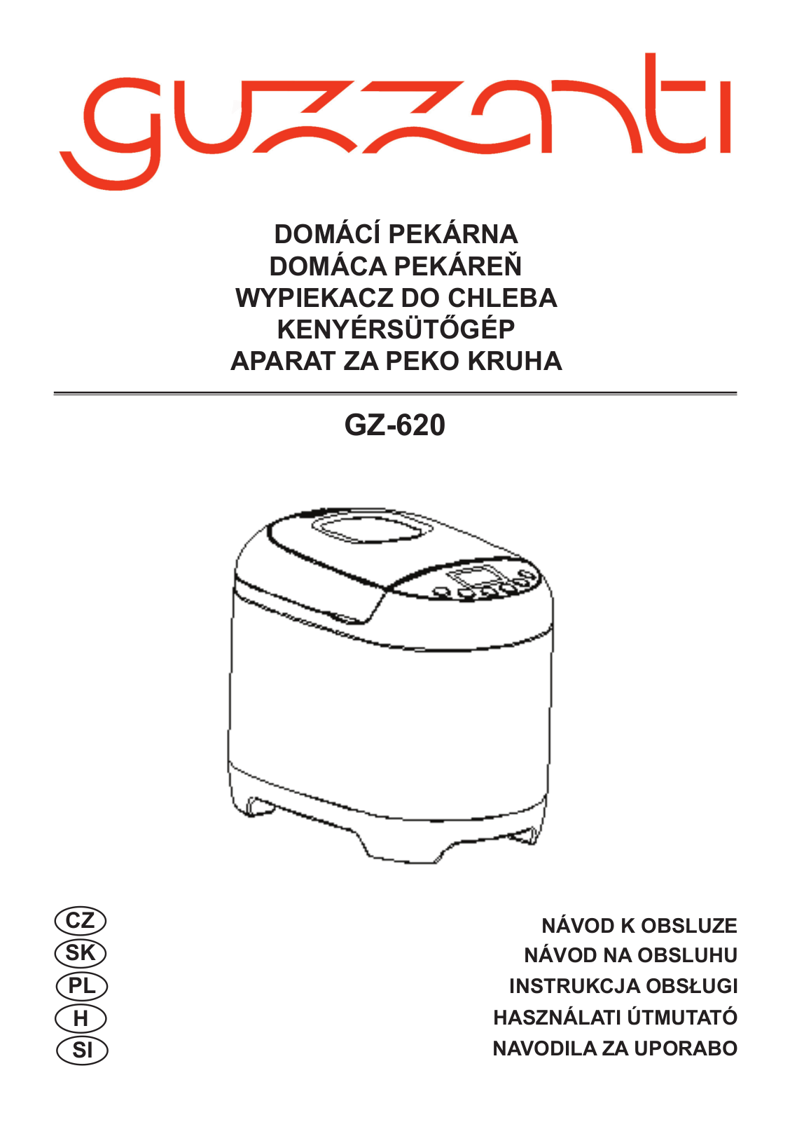 Guzzanti GZ 620 User Manual