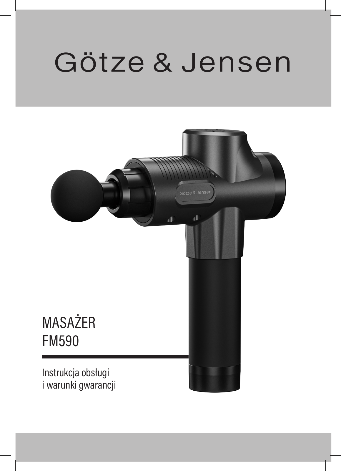 GOTZE & JENSEN FM590 User guide - ManualMachine.com