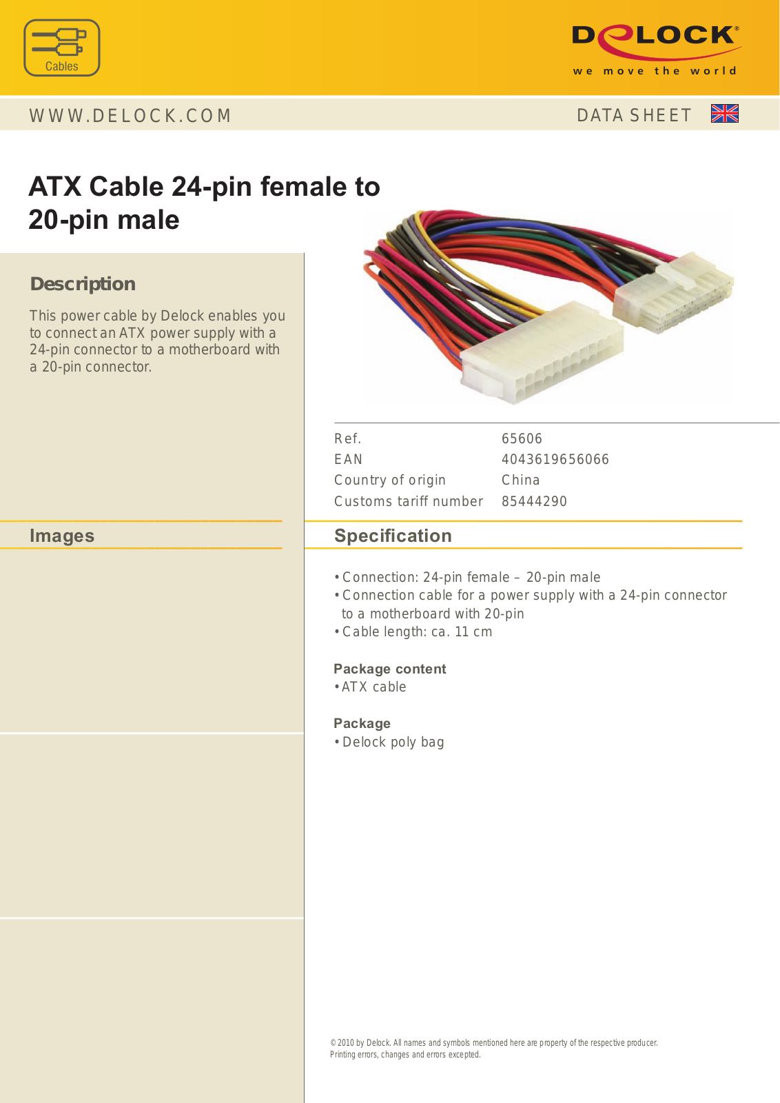 DeLOCK 65606 User Manual