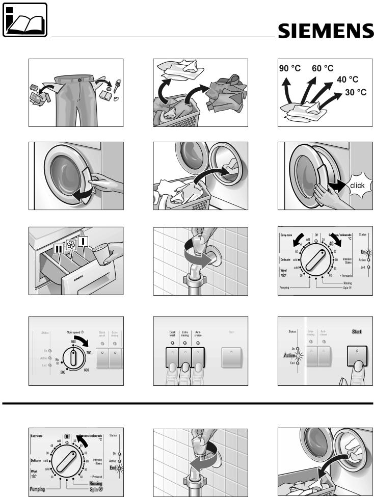 Siemens WXLM0800, WXLM0700 Quick reference guide