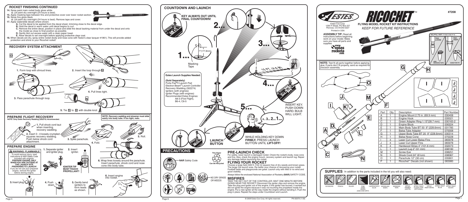 ESTES Ricochet User Manual