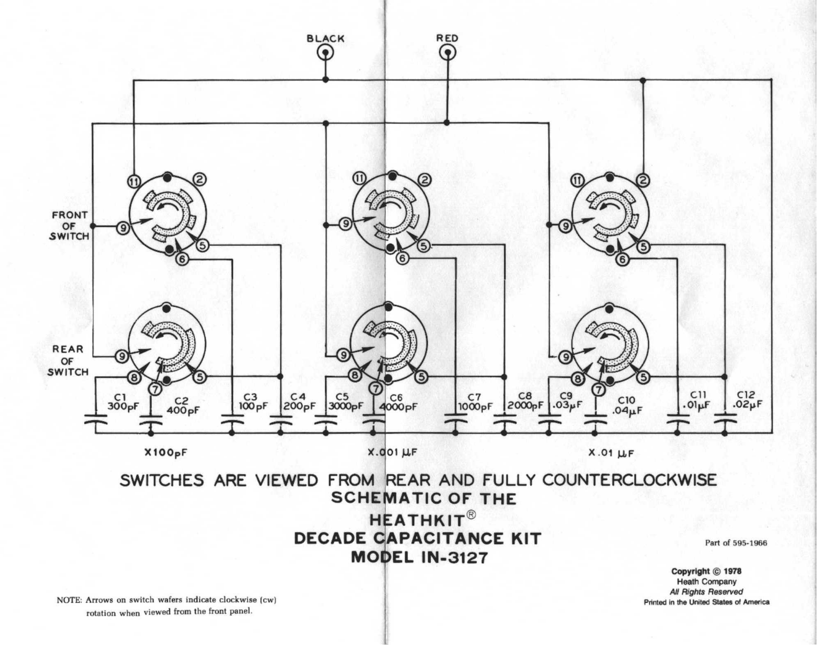 Heath Company IN-3127 Schematic