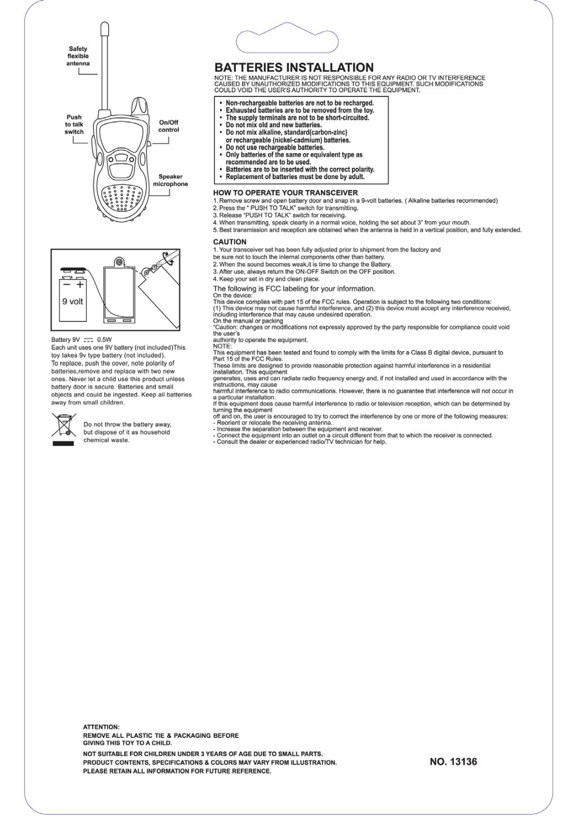 SHANTOU 88888888999999 Users manual