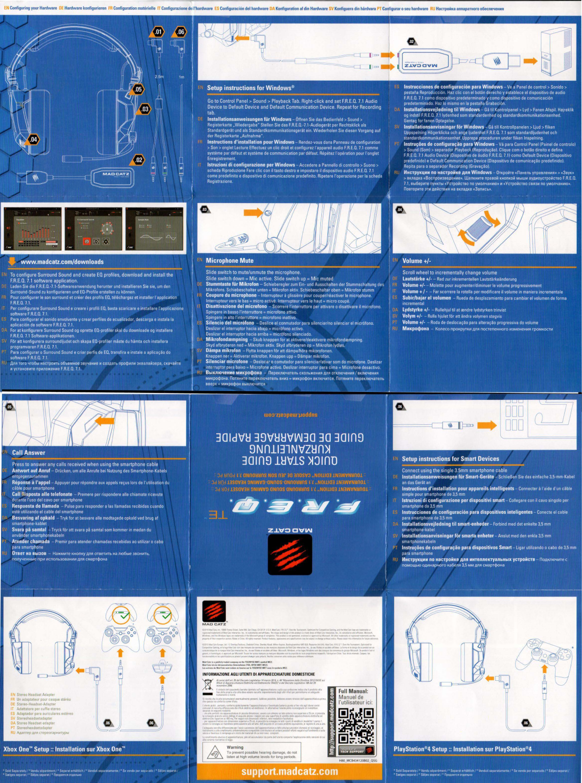 Mad Catz F.R.E.Q.ТЕ User Manual