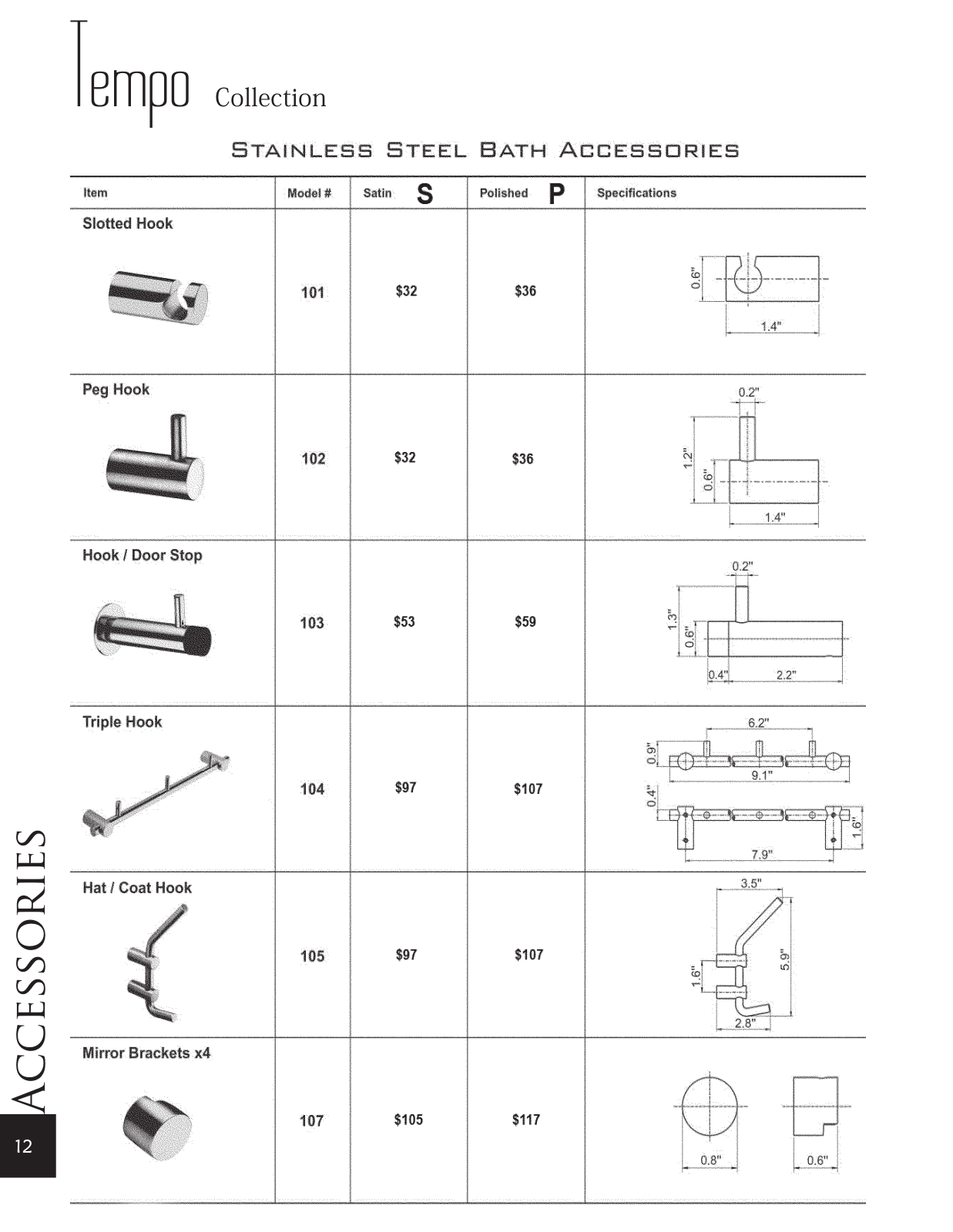 Empire Industries 101S Specs