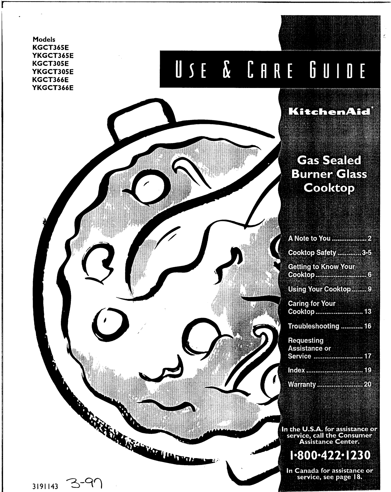 KitchenAid KGCT365E, YKGCT365E, KGCT305E, YKGCT305E, KGCT366E Owner's Manual