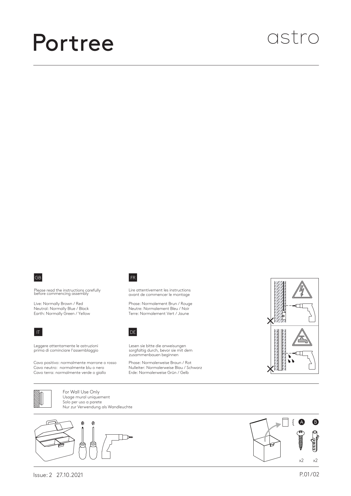 Astro Portree Installation Instructions - ManualMachine.com