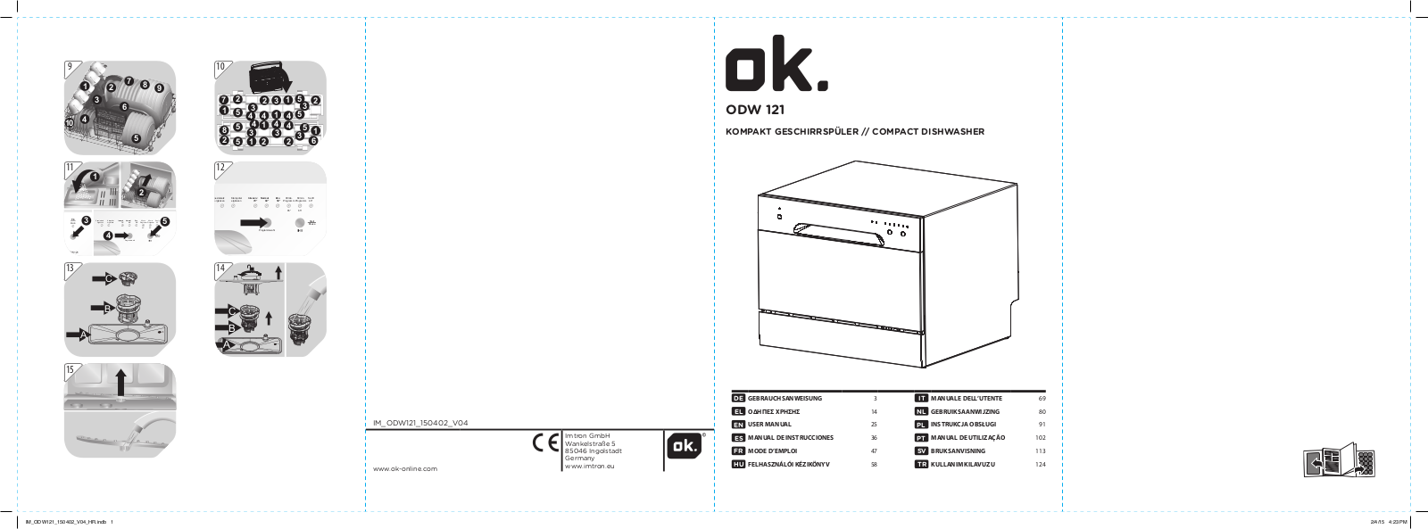 OK ODW 121 User Manual