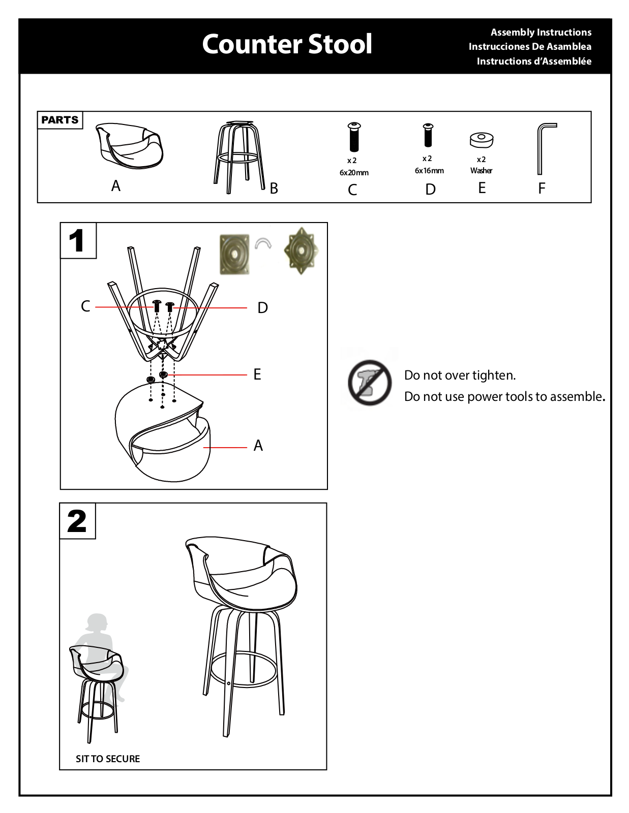 Foundstone W002250053 Assembly Instructions - ManualMachine.com