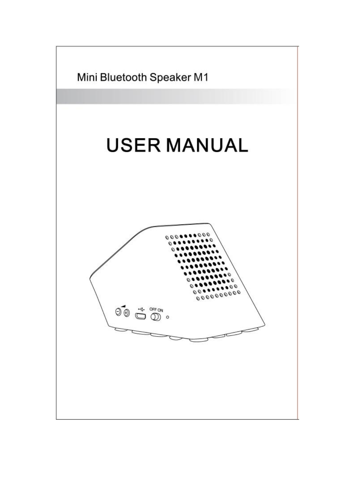 UGOOD TECHNOLOGY M1 User Manual