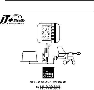 La Crosse Technology WS-1610TWC-IT User Manual
