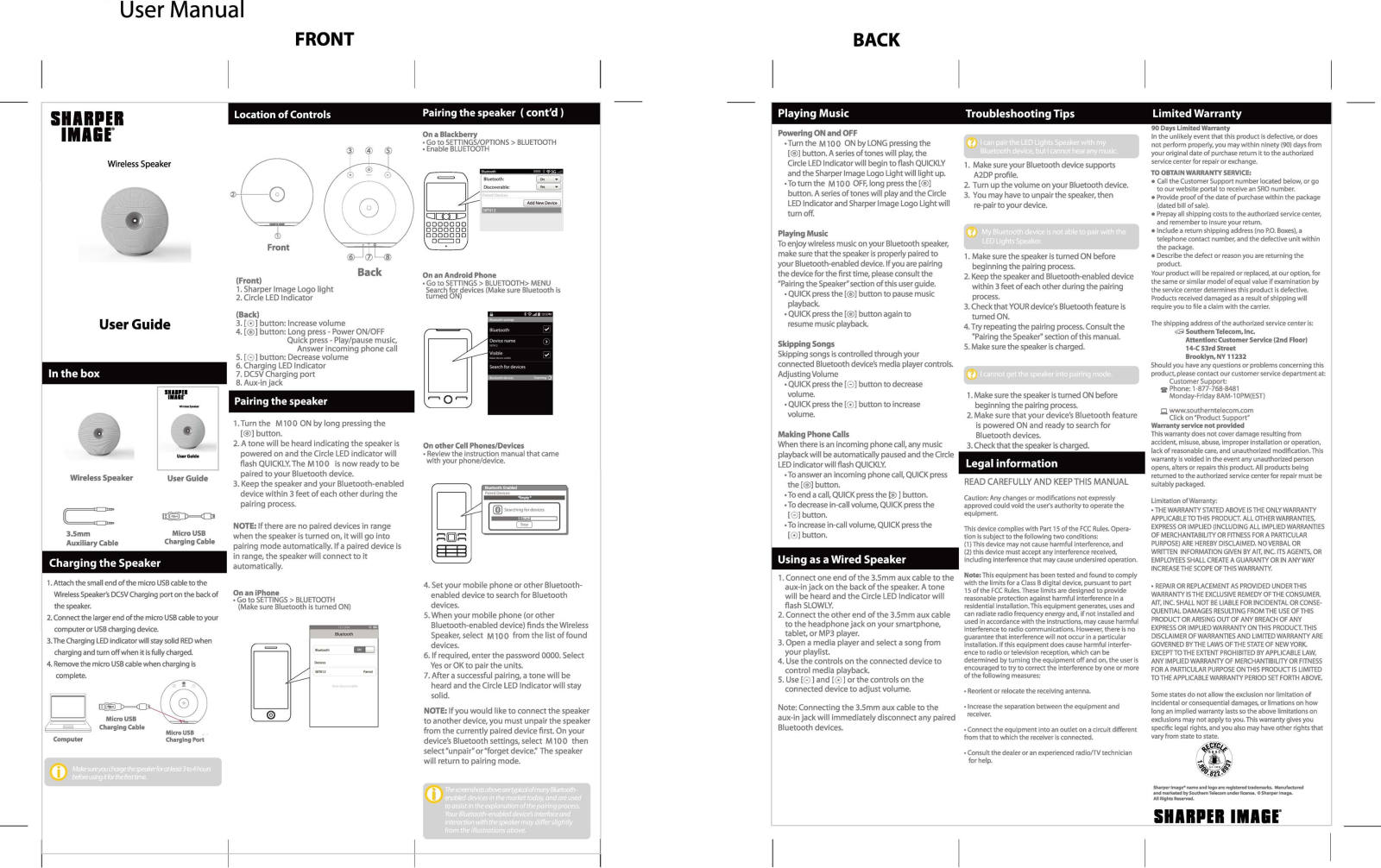 Linpa Technology LBS46 Users Manual