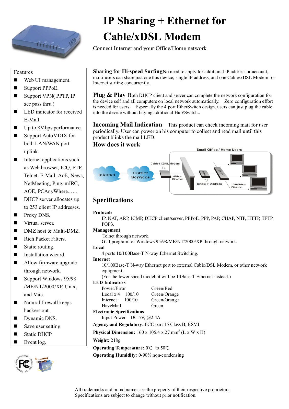 Abocom Systems CAS2042 User Manual