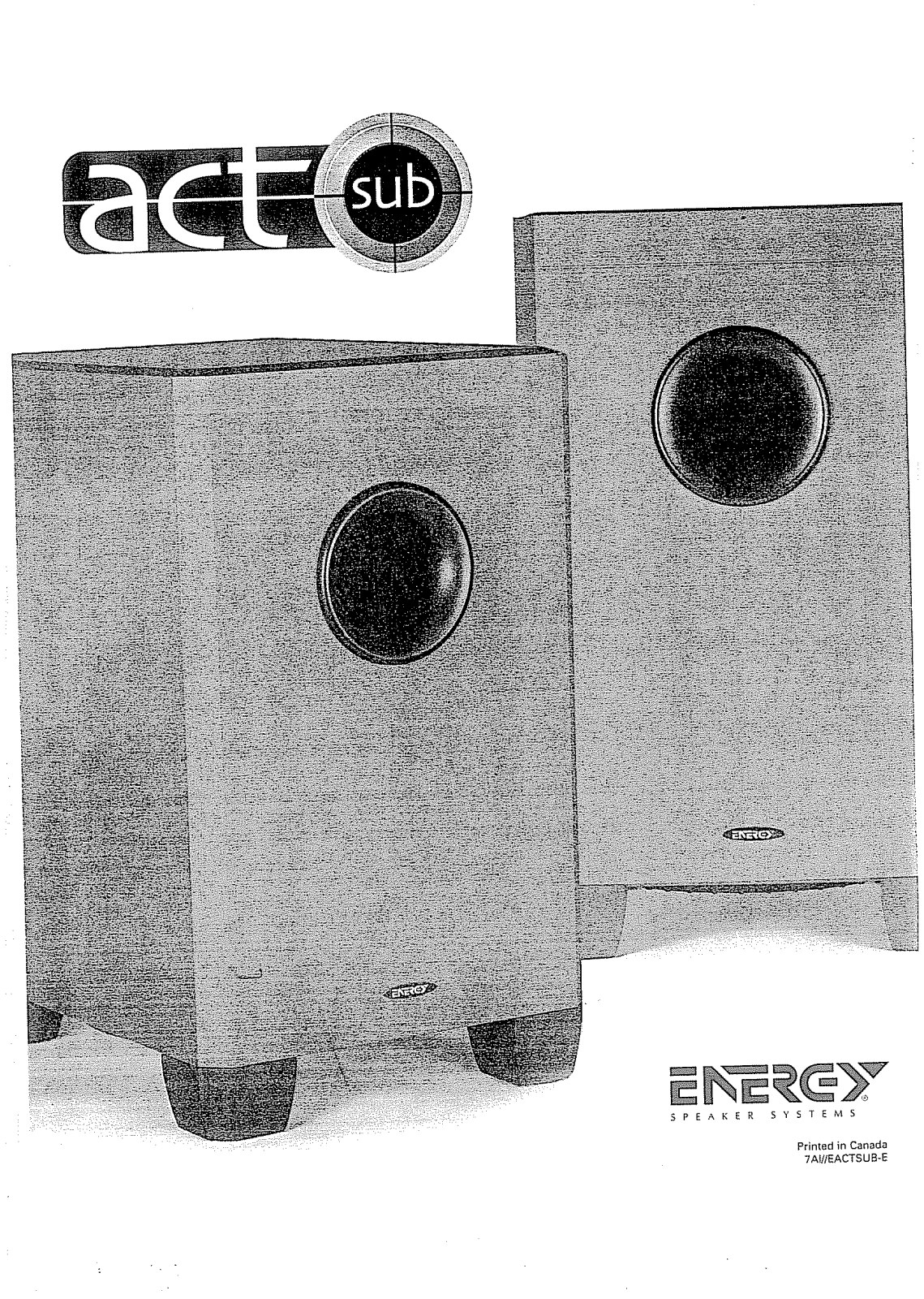 Energy Act S User Manual