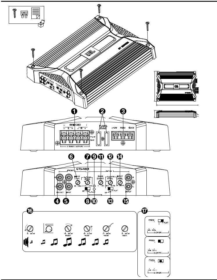 JBL GT5 A604 User Manual