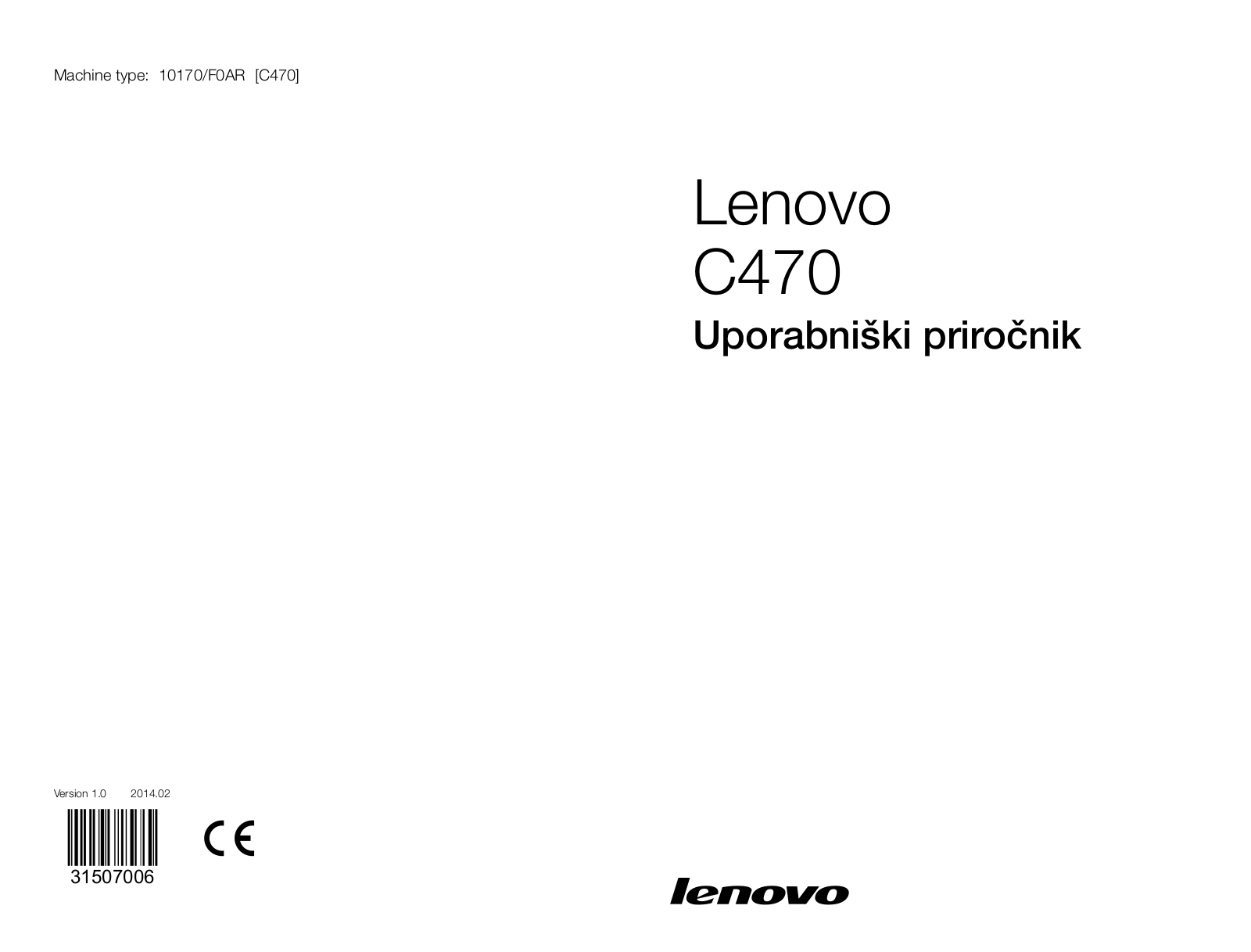 Lenovo C470 User Guide