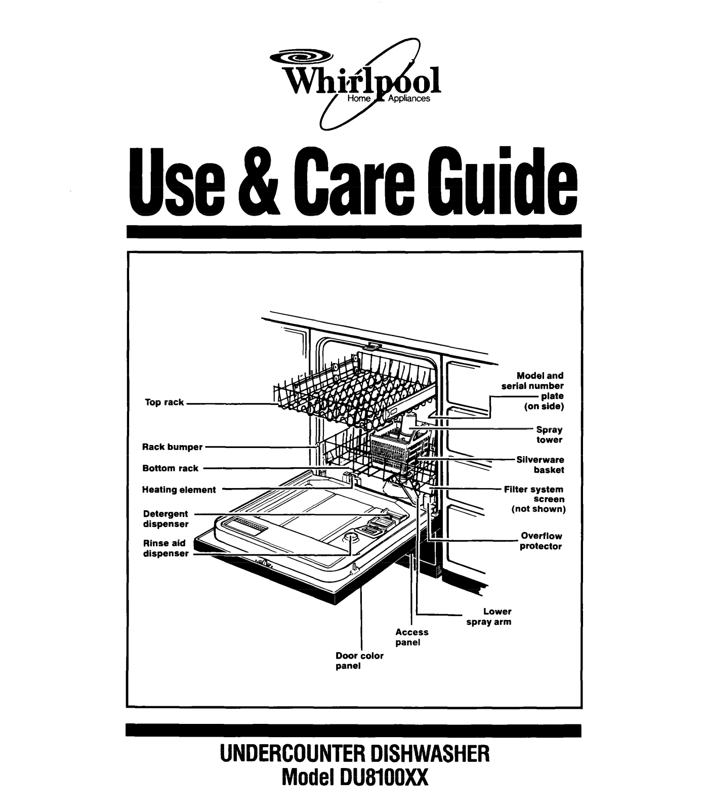 Whirlpool DU8lOOXX User Manual