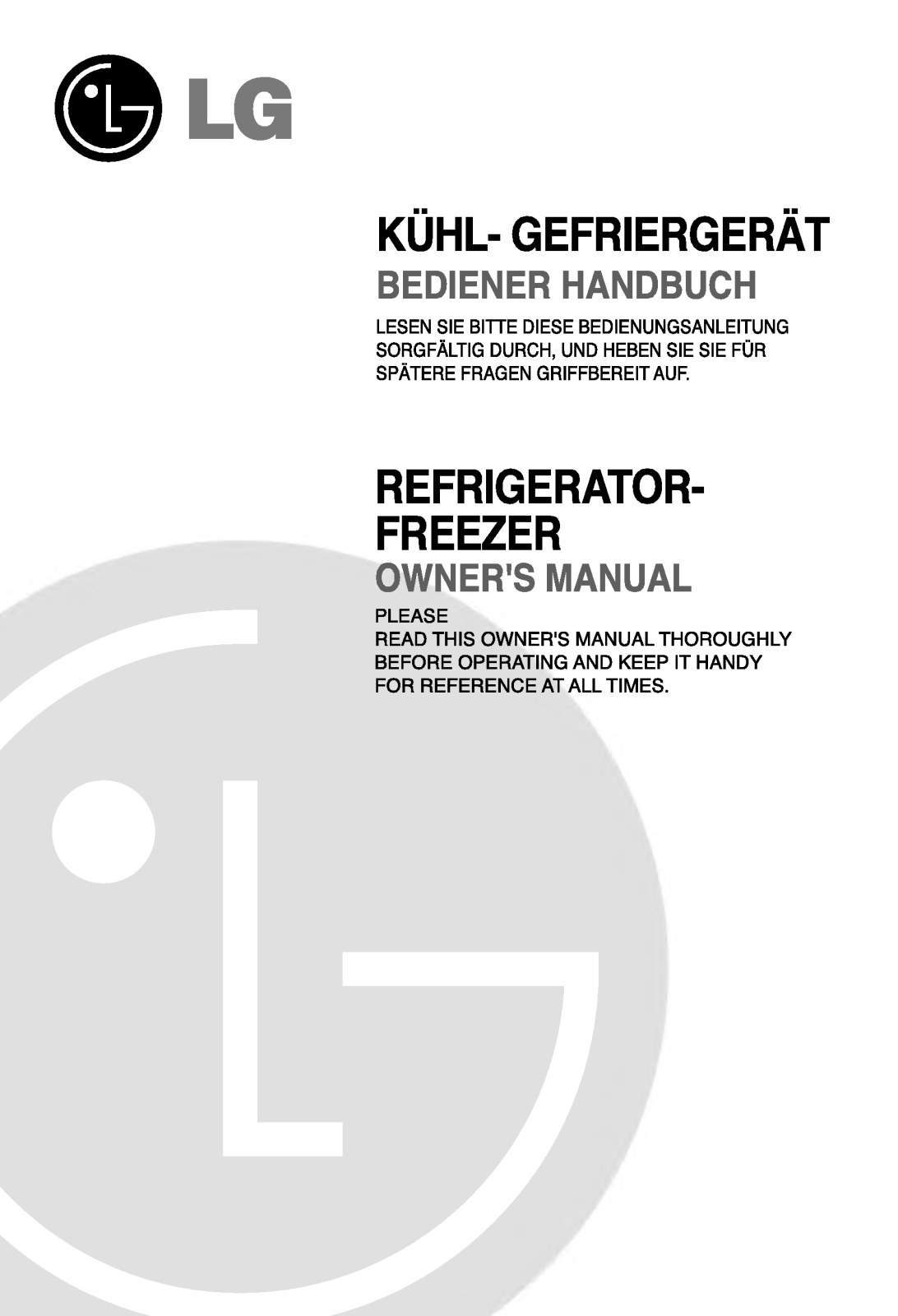 Lg GR-B652-YLSK User Manual