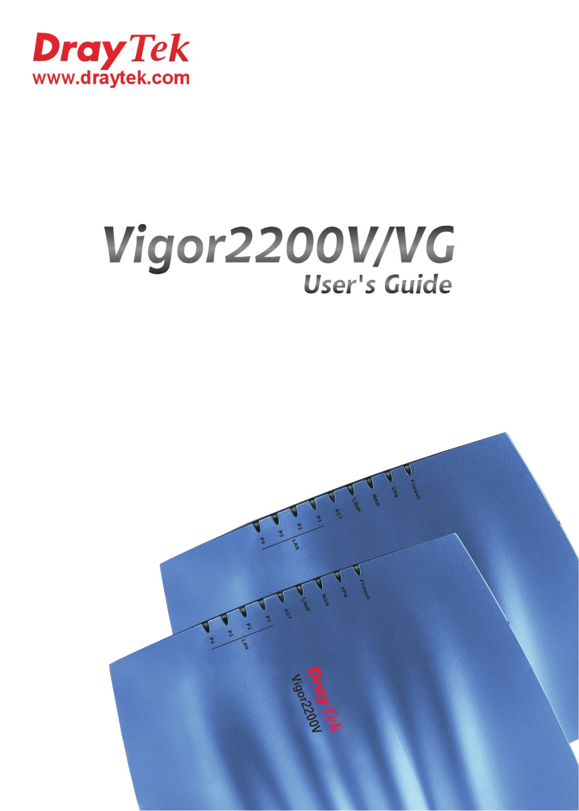 DrayTek Vigor 2200V User Manual