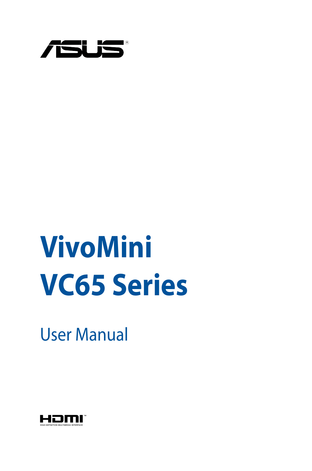 Asus VC65R, VC65 User’s Manual