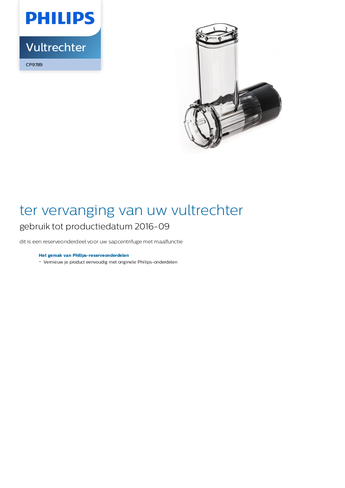 Philips CP9789/01 Leaflet - ManualMachine.com