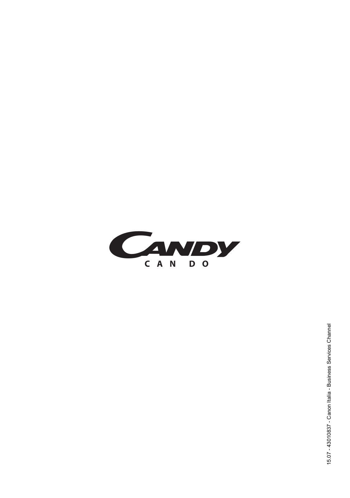 Candy GV 139TCS1 User Manual