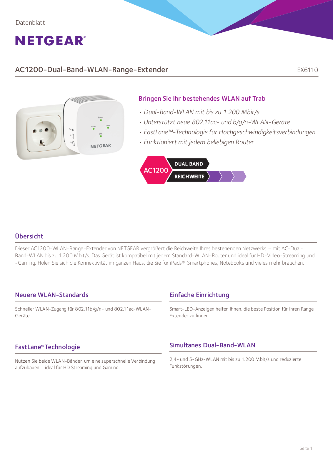 Netgear EX6110 User Manual