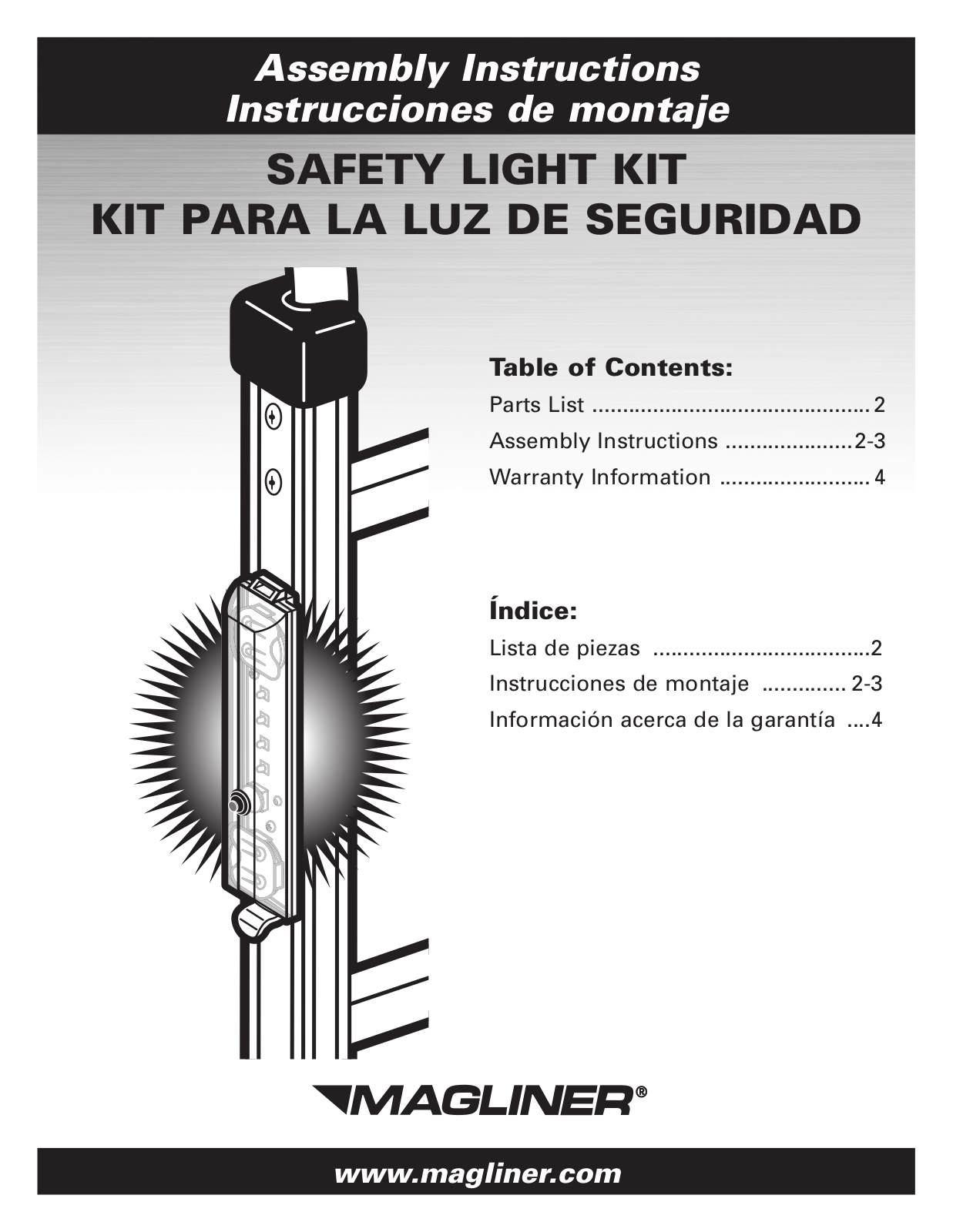 Magliner SAFETY LIGHT User Manual