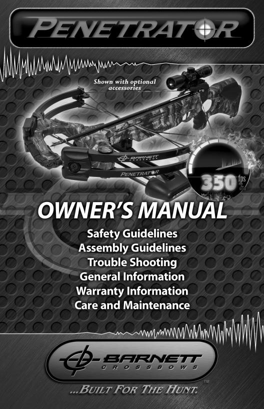 Barnett Crossbows Penetrator 350 User Manual