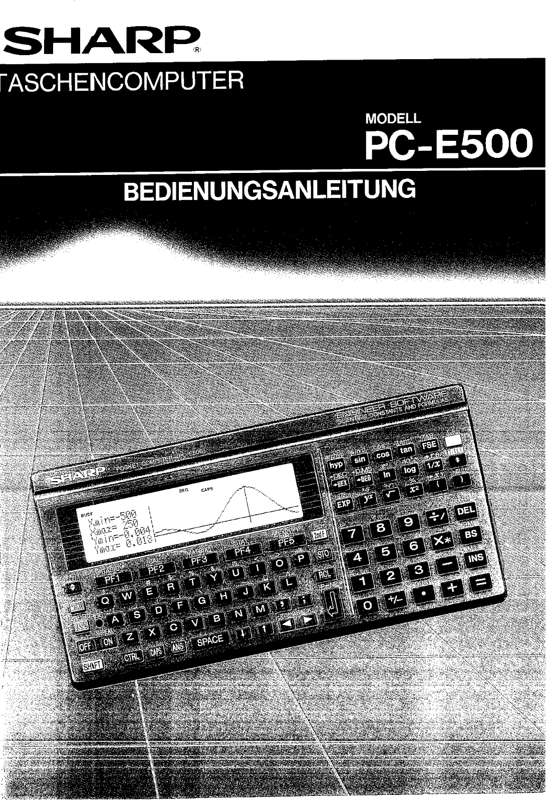 Sharp PCE500S User Manual