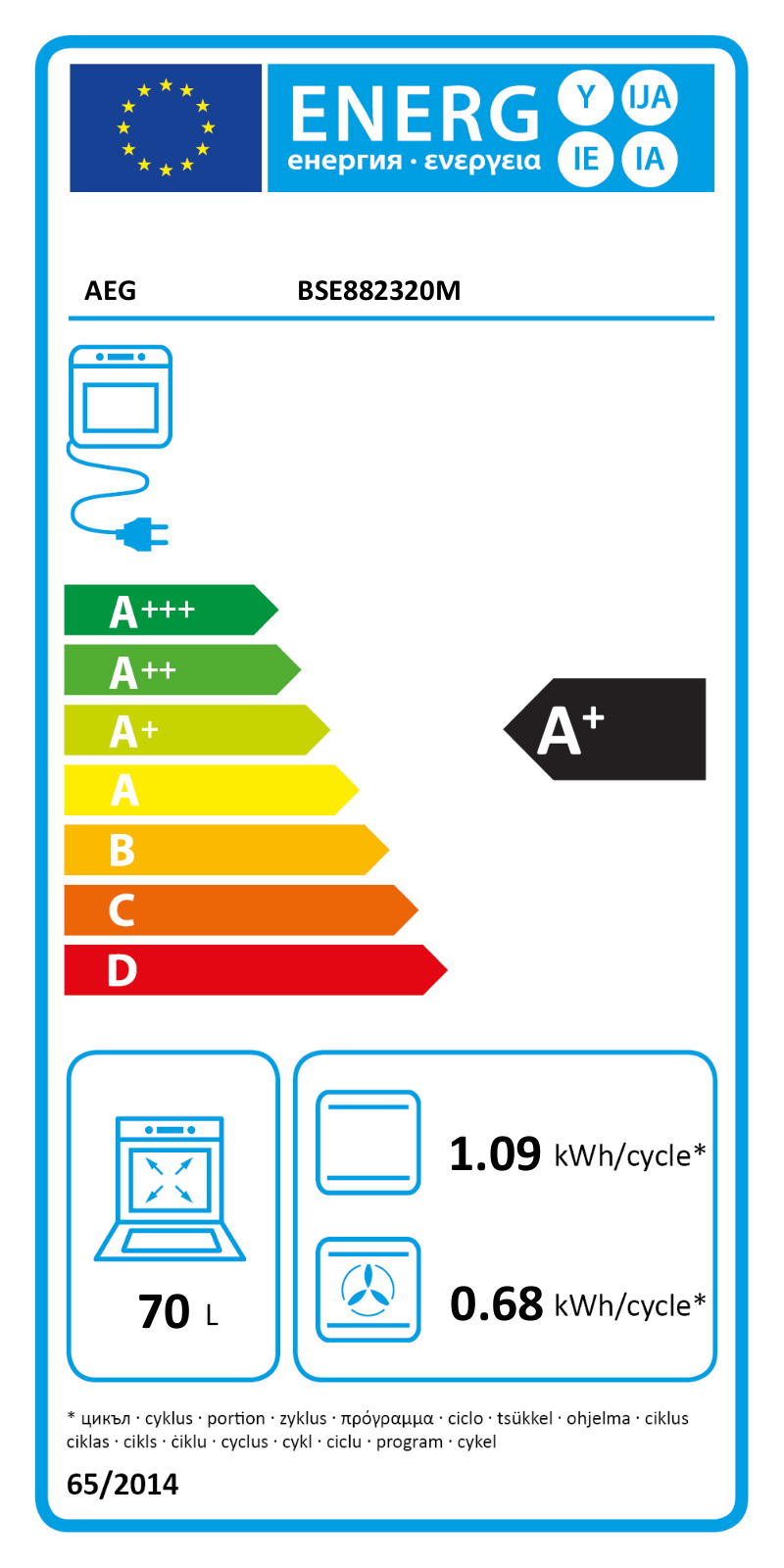 AEG BSE882320M User Manual