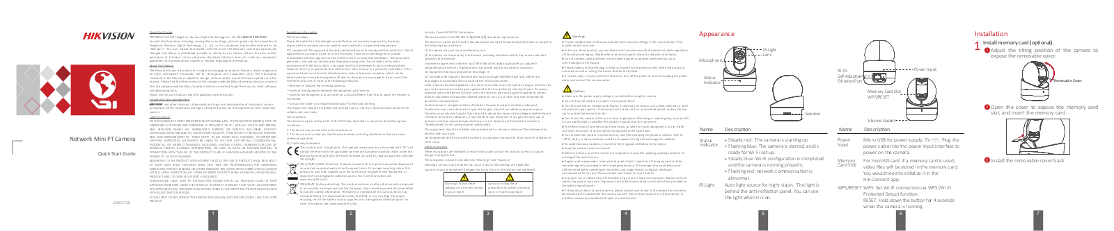 Hangzhou Hikvision Digital Technology I002Q00 Users manual