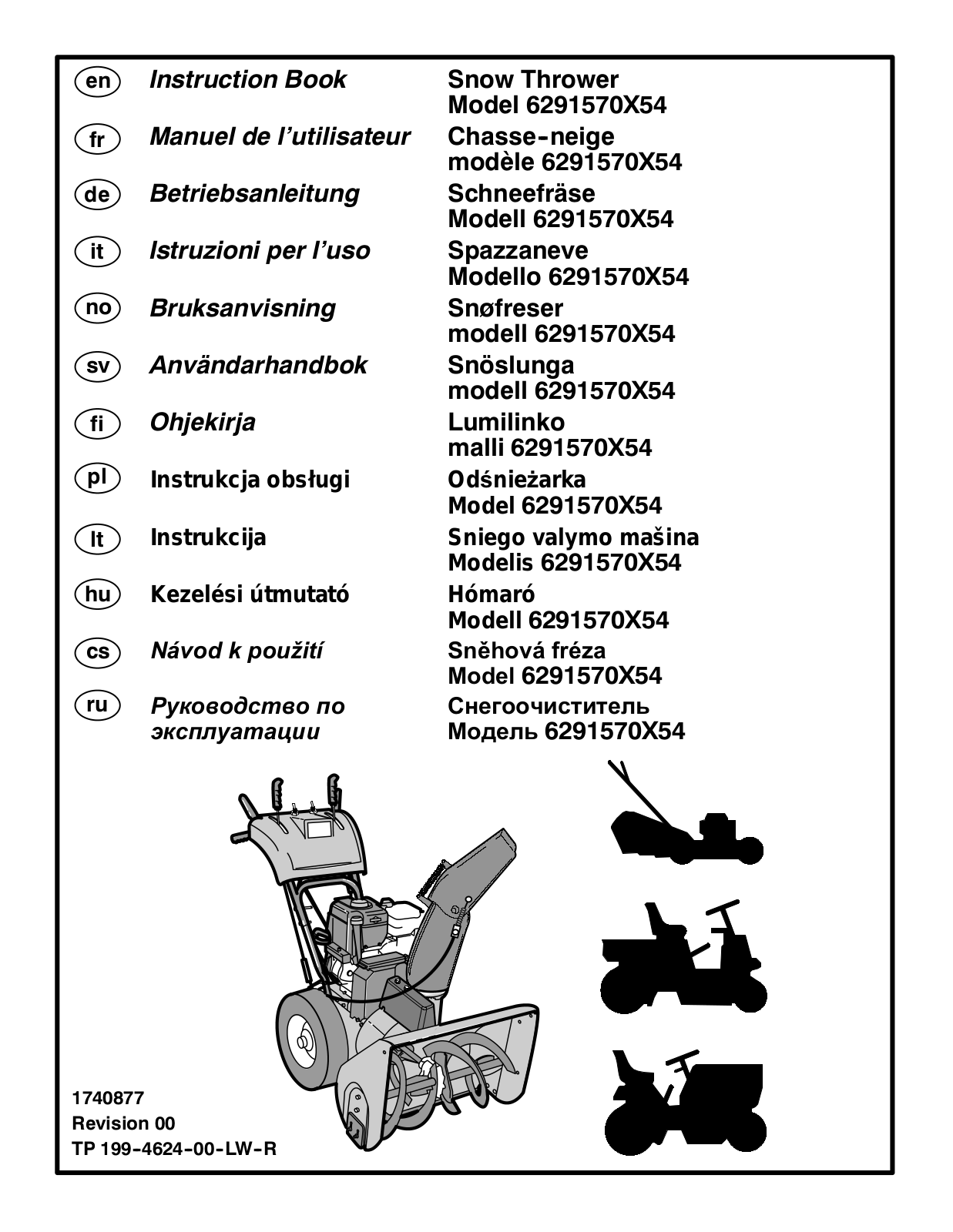 MURRAY 6291570X54 User Manual