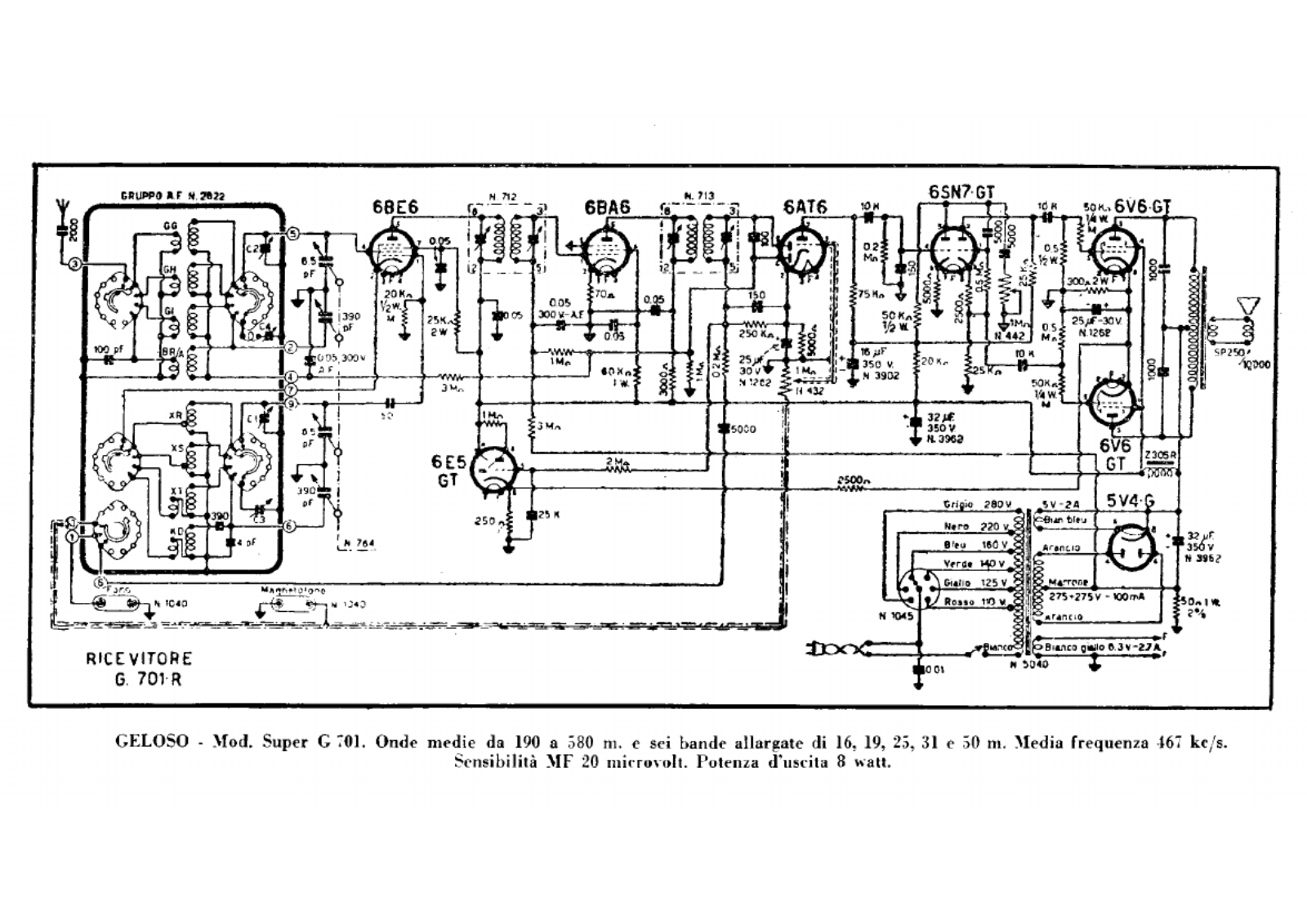 Geloso g701 schematic - ManualMachine.com