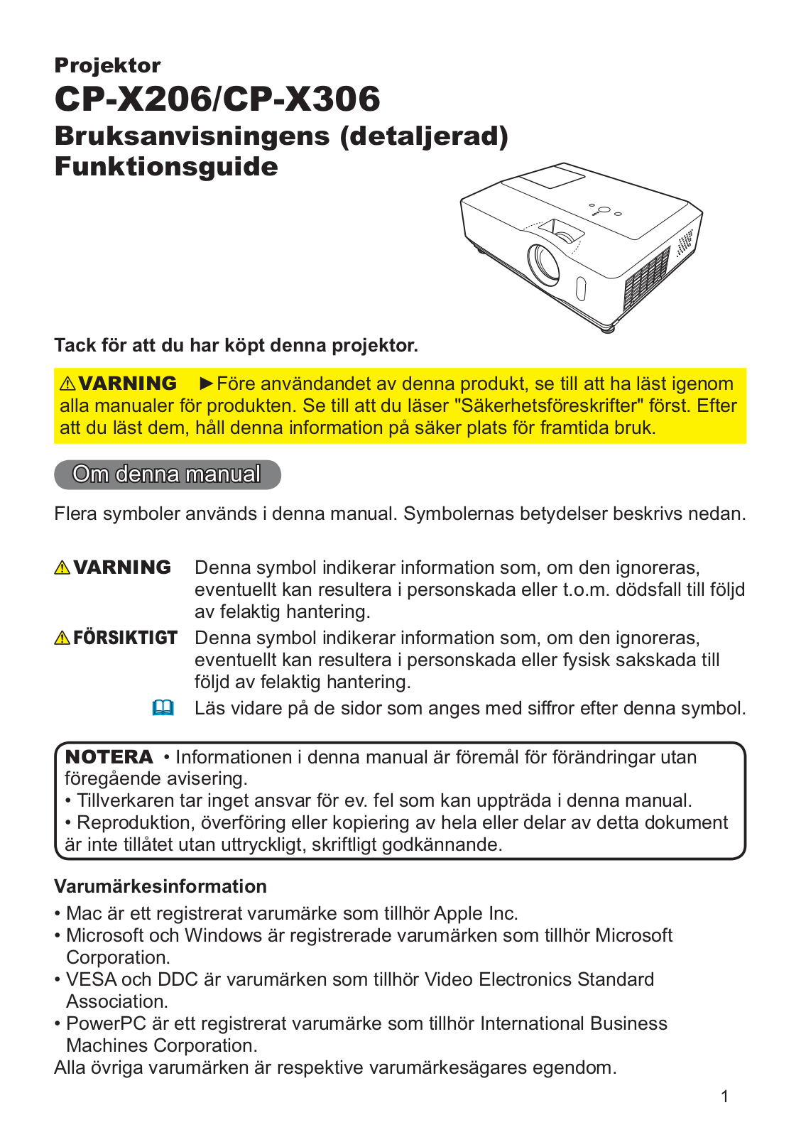 Hitachi CP-X306WF User Manual