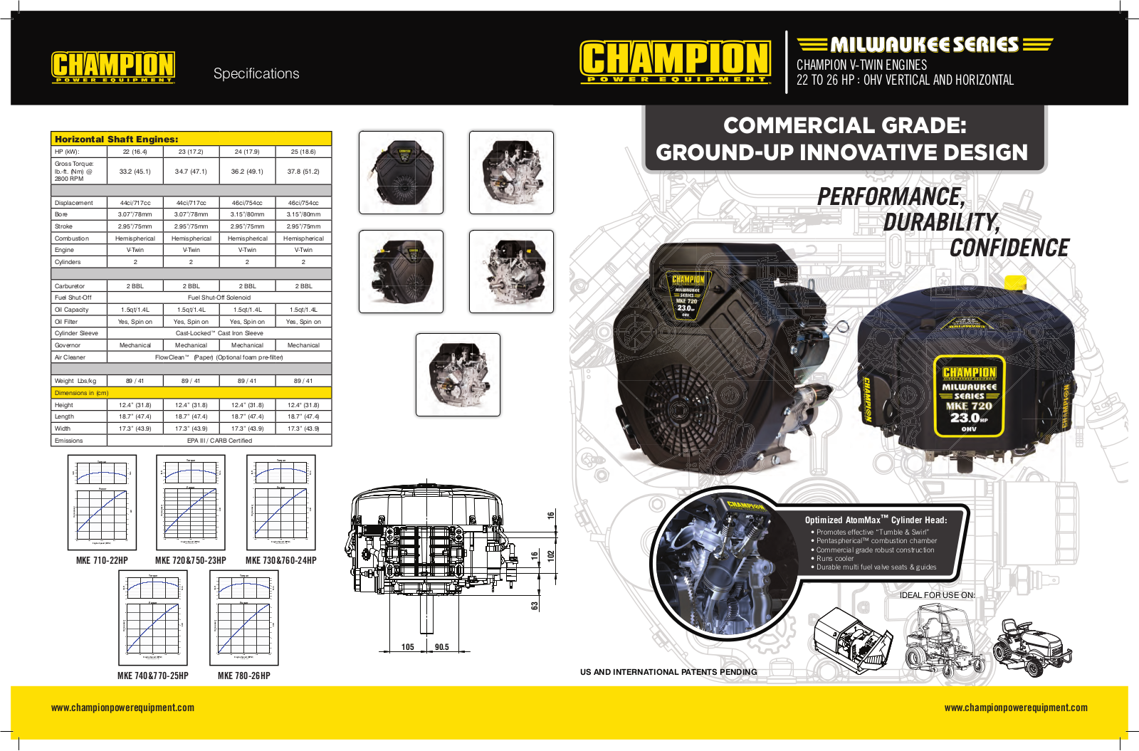 Champion Power Equipment 100141, 100140, 100143, 100144 Brochure