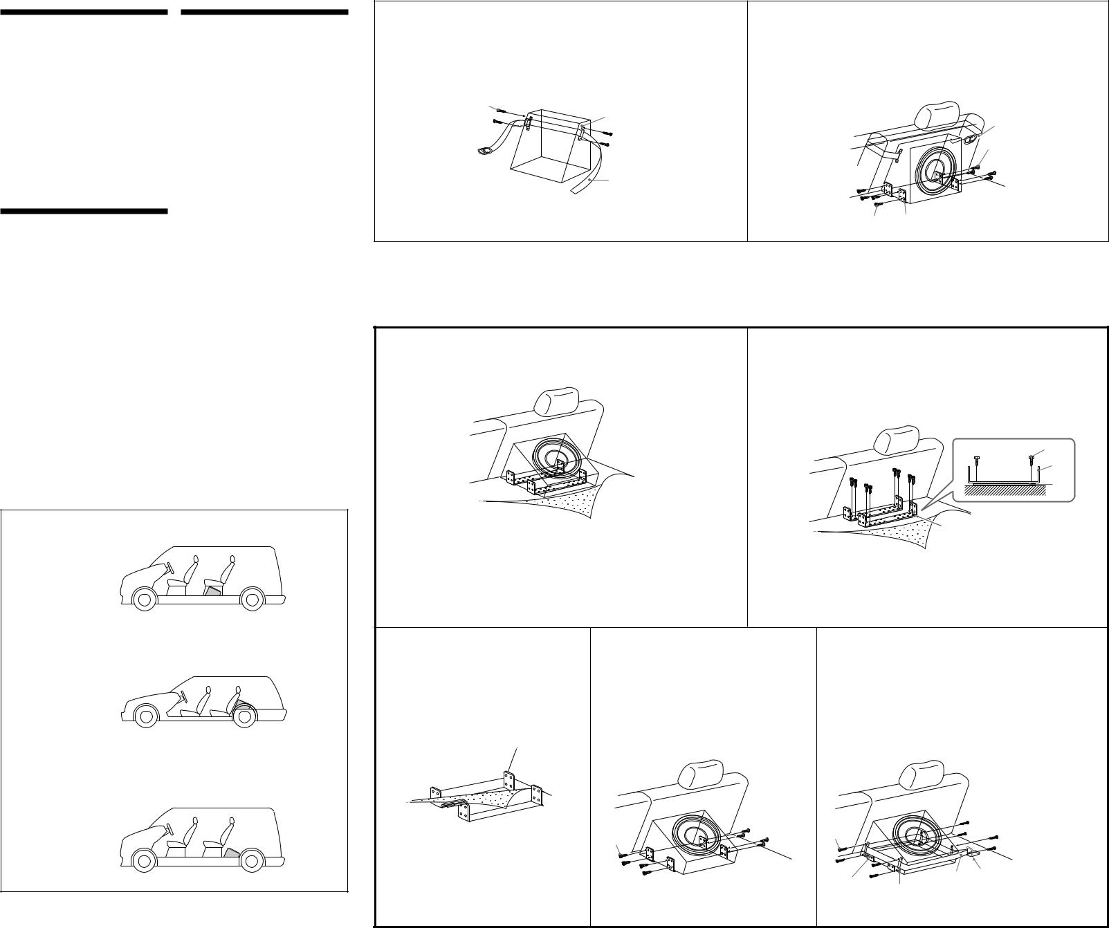 Sony XS-LE30 User Manual