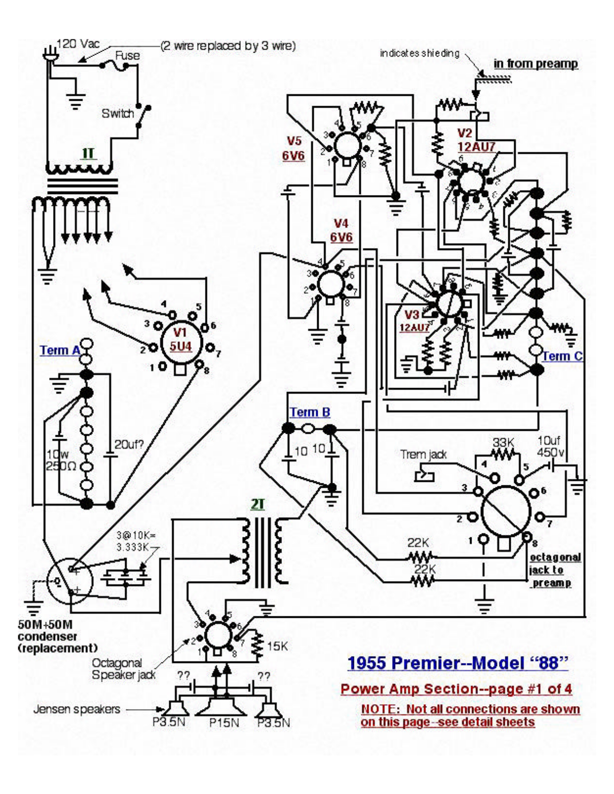 Premier 88 schematic - ManualMachine.com