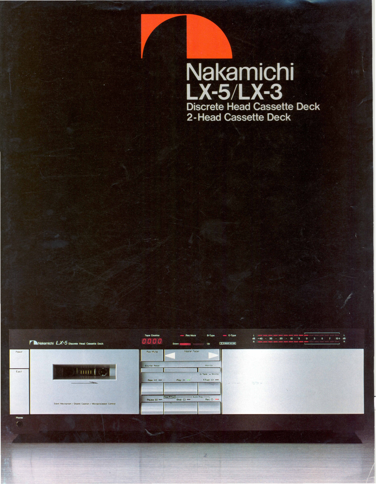 Nakamichi LX-3, LX-5 Brochure
